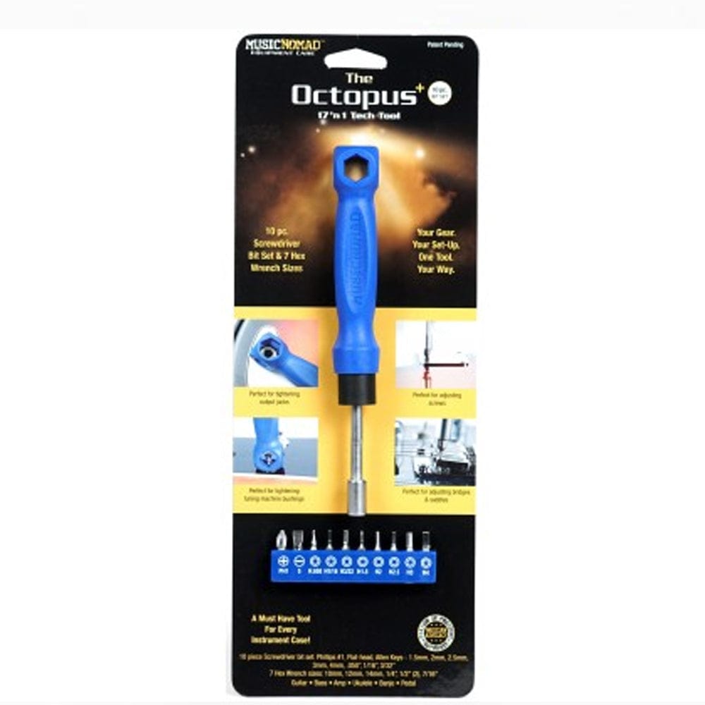 music nomad guitar accessories music nomad mn228 the octopus premium guitar 17 in 1 tech tool