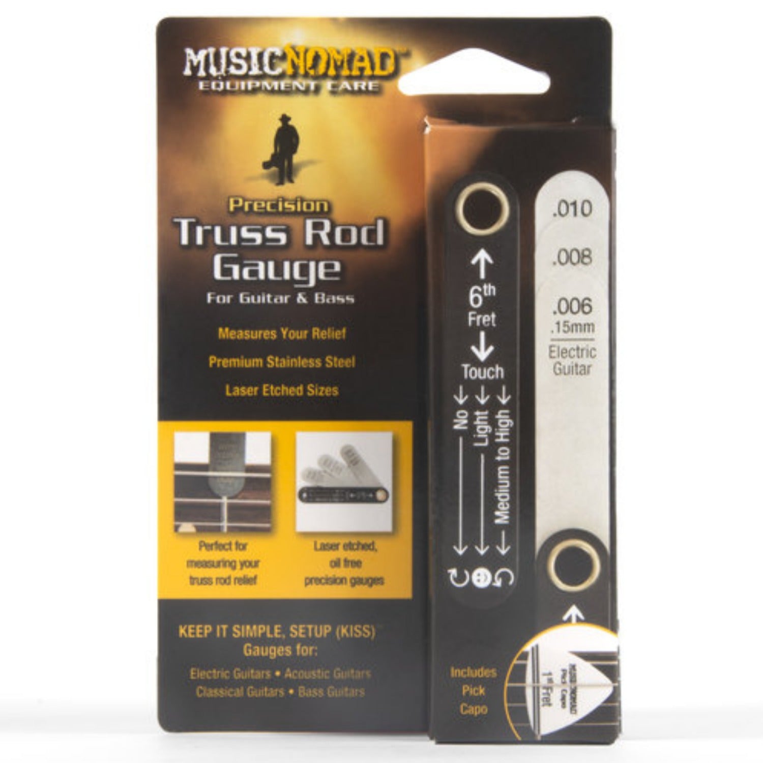 Music Nomad Guitar Accessories Music Nomad MN614 Truss Rod Gauge & String Action Combo Bundle