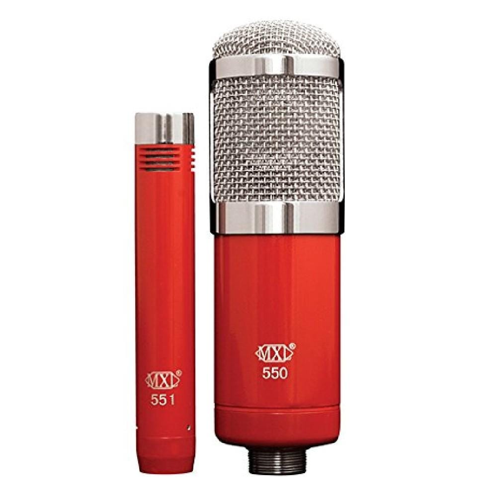 mxl condenser microphones black mxl mxl550551r studio dual condenser microphone kit