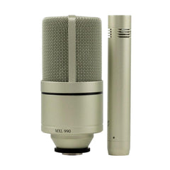MXL Condenser Microphones MXL 990 991 Recording Condenser Microphone Package - Champagne