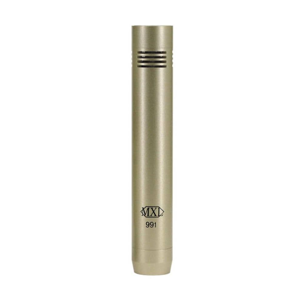 mxl condenser microphones mxl 990 991 recording condenser microphone package - champagne