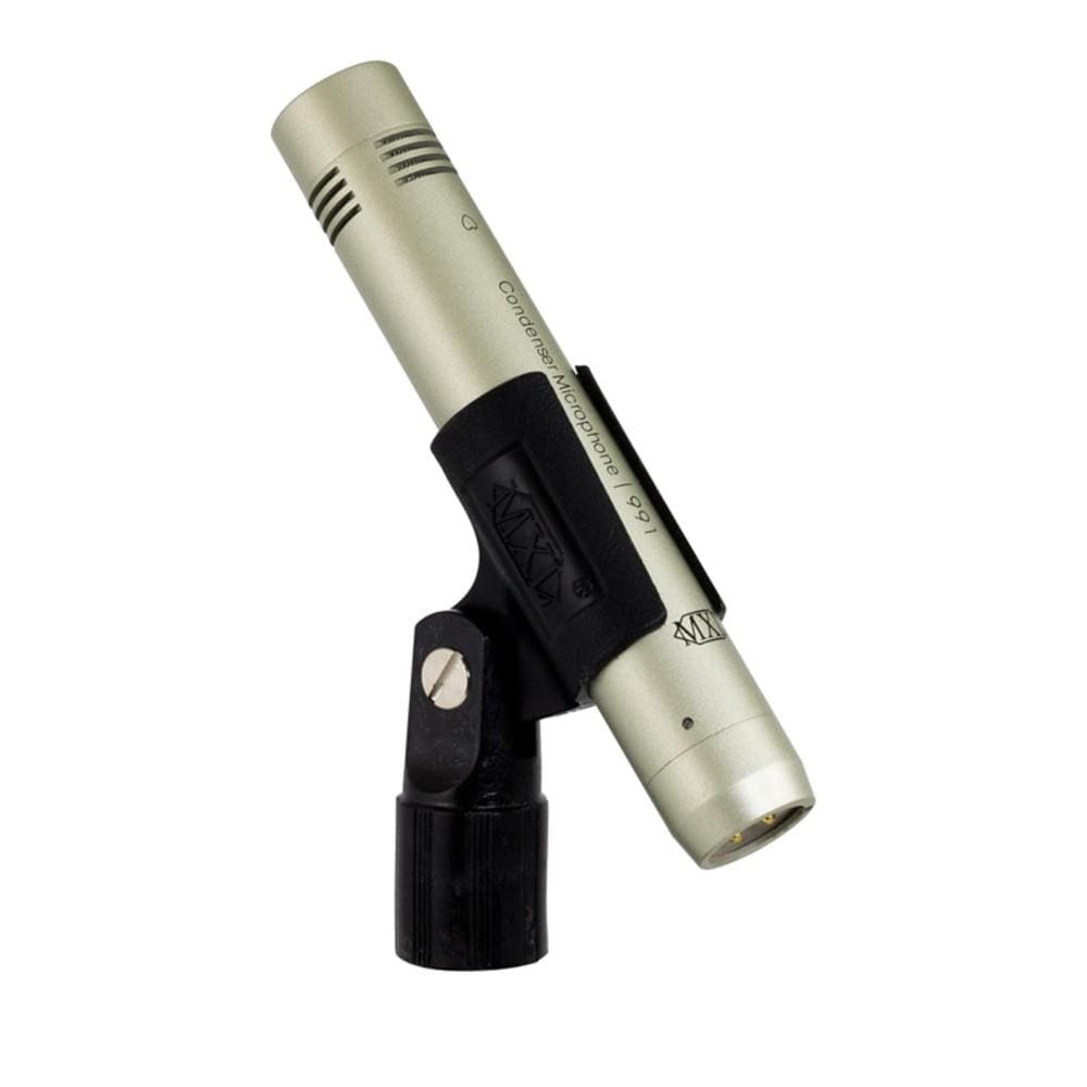 mxl condenser microphones mxl 990 991 recording condenser microphone package - champagne