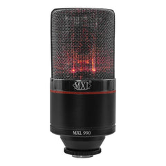 MXL Condenser Microphones MXL 990 BLAZE LED Large Diaphragm Condenser Microphone- Black