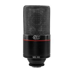 MXL Condenser Microphones MXL 990 BLAZE LED Large Diaphragm Condenser Microphone- Black