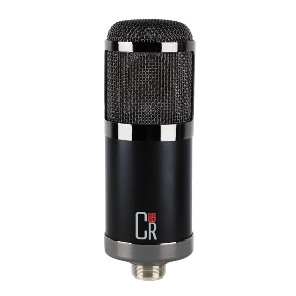 mxl condenser microphones mxl cr89 low noise condenser microphone - black chrome
