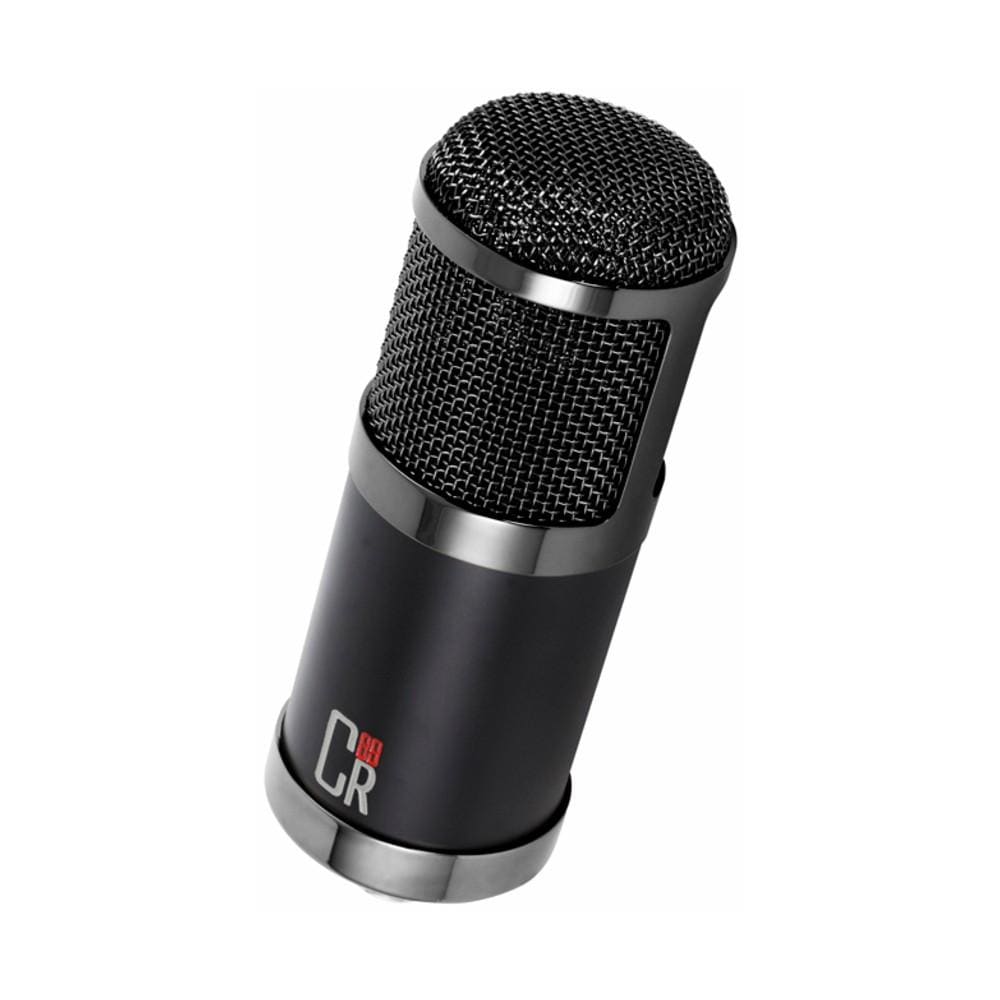 mxl condenser microphones mxl cr89 low noise condenser microphone - black chrome