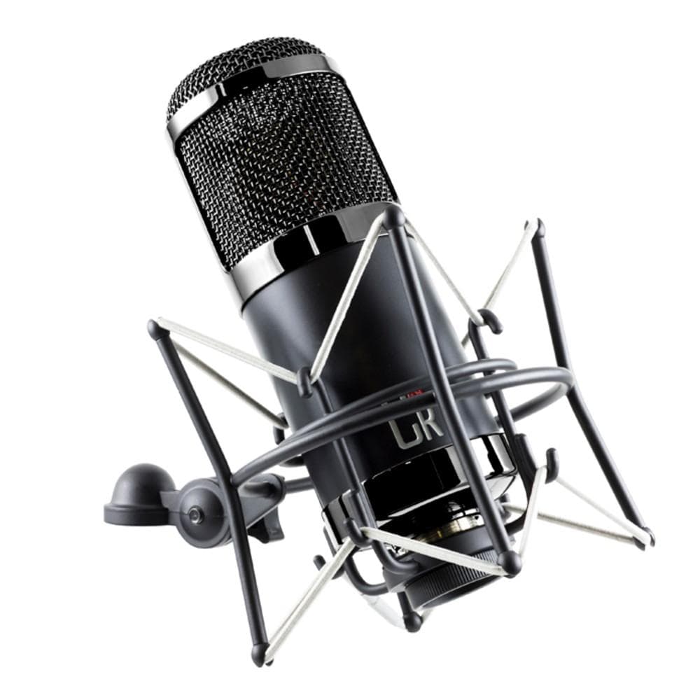mxl condenser microphones mxl cr89 low noise condenser microphone - black chrome