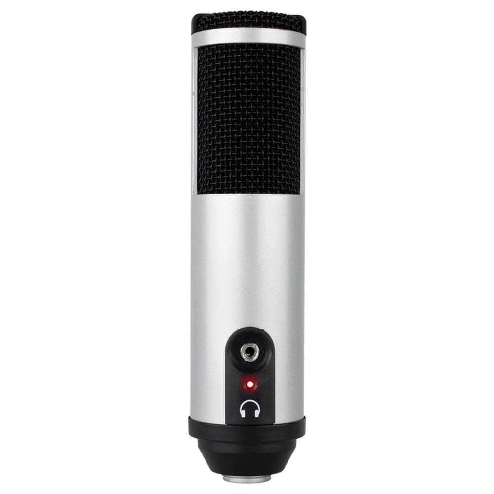 mxl condenser microphones mxl tempo usb 2.0 powered condenser microphone #color_silver-black