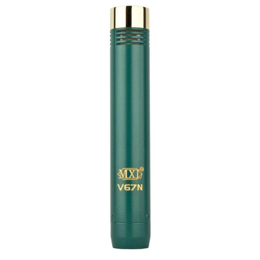 mxl condenser microphones mxl v67n small diaphragm instrument condenser microphone - green
