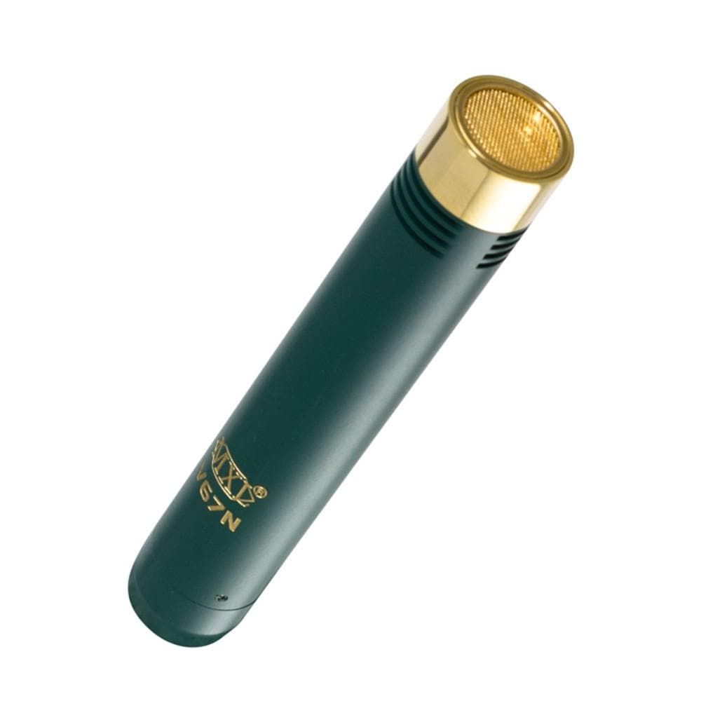 mxl condenser microphones mxl v67n small diaphragm instrument condenser microphone - green