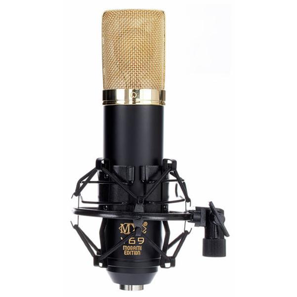 mxl condenser microphones mxl v69 mogami edition tube condenser microphone