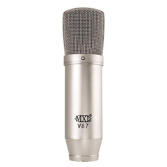 MXL Condenser Microphones MXL V87 Nickle Plated Low Noise Condenser Microphone - Silver