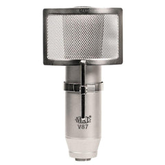 MXL Condenser Microphones MXL V87 Nickle Plated Low Noise Condenser Microphone - Silver