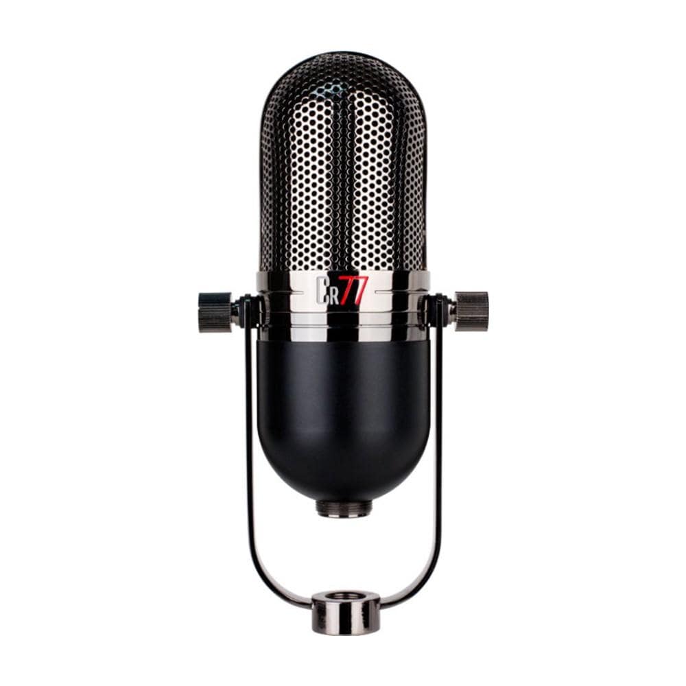 mxl dynamic microphones mxl cr77 vintage style dynamic stage vocal microphone - black