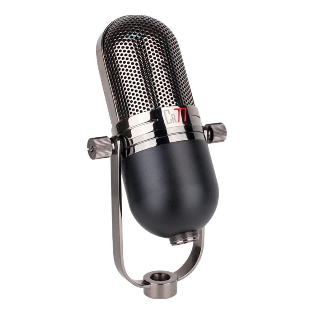 mxl dynamic microphones mxl cr77 vintage style dynamic stage vocal microphone - black