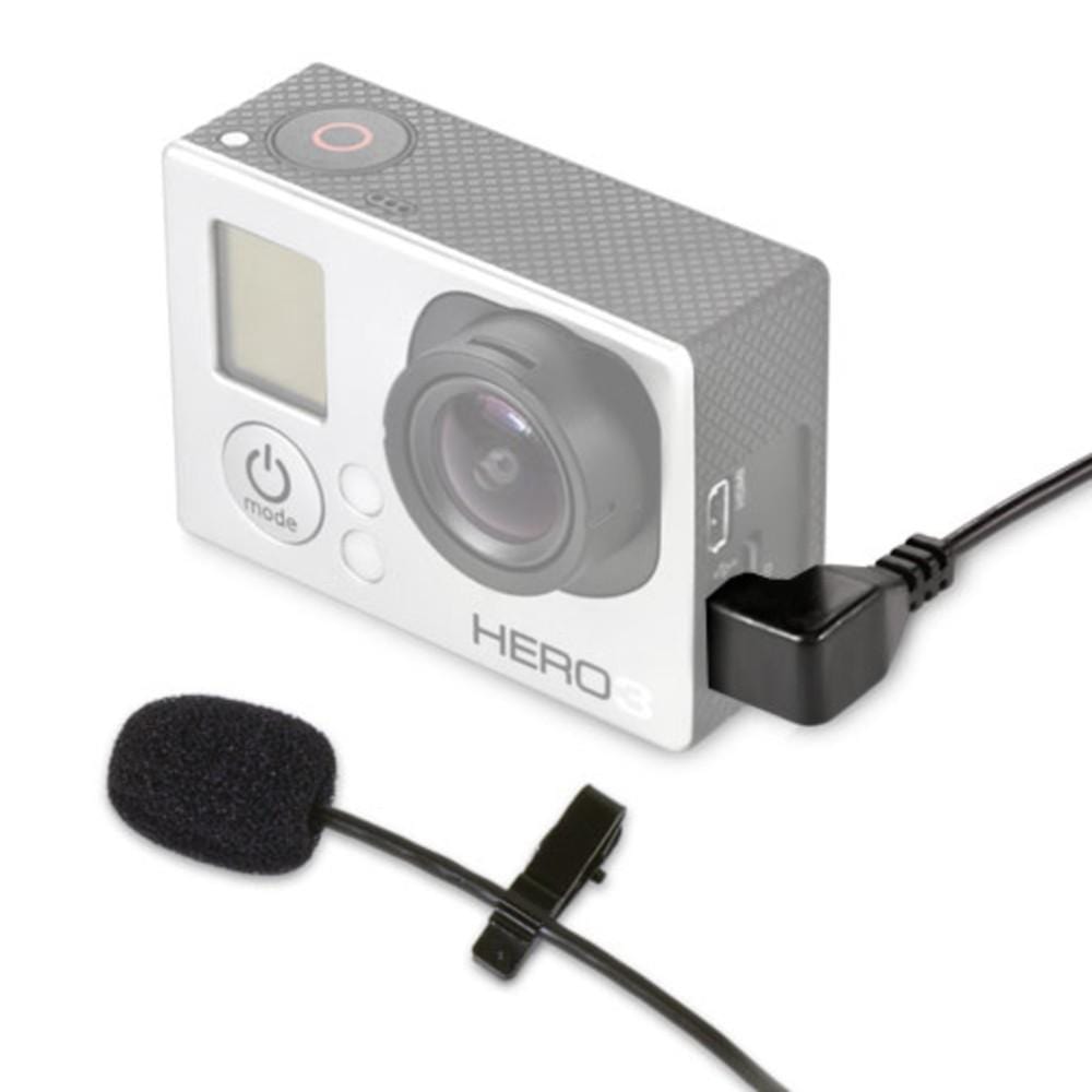 mxl lavalier microphones mxl mm 165gp lavalier microphone for gopro - black
