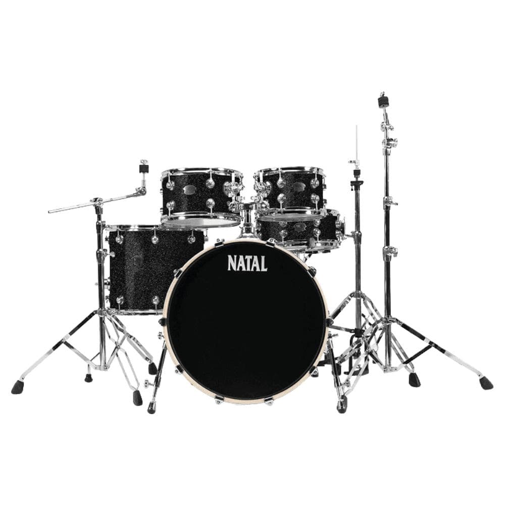 natal acoustic drum kits black sparkle natal kar-ufx arcadia series 5-piece acoustic drum kit with hardware