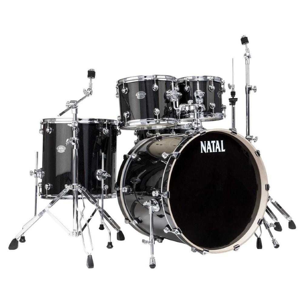 natal acoustic drum kits black sparkle natal karb-uf22 arcadia birch 5-piece shell pack acoustic drum kit without hardware & cymbals