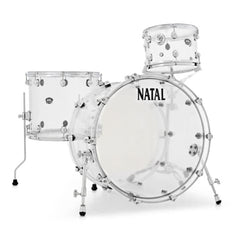 Natal Acoustic Drum Kits Natal Arcadia Acrylic Series AA1 3 Piece Shell Pack Acoustic Drum Kit