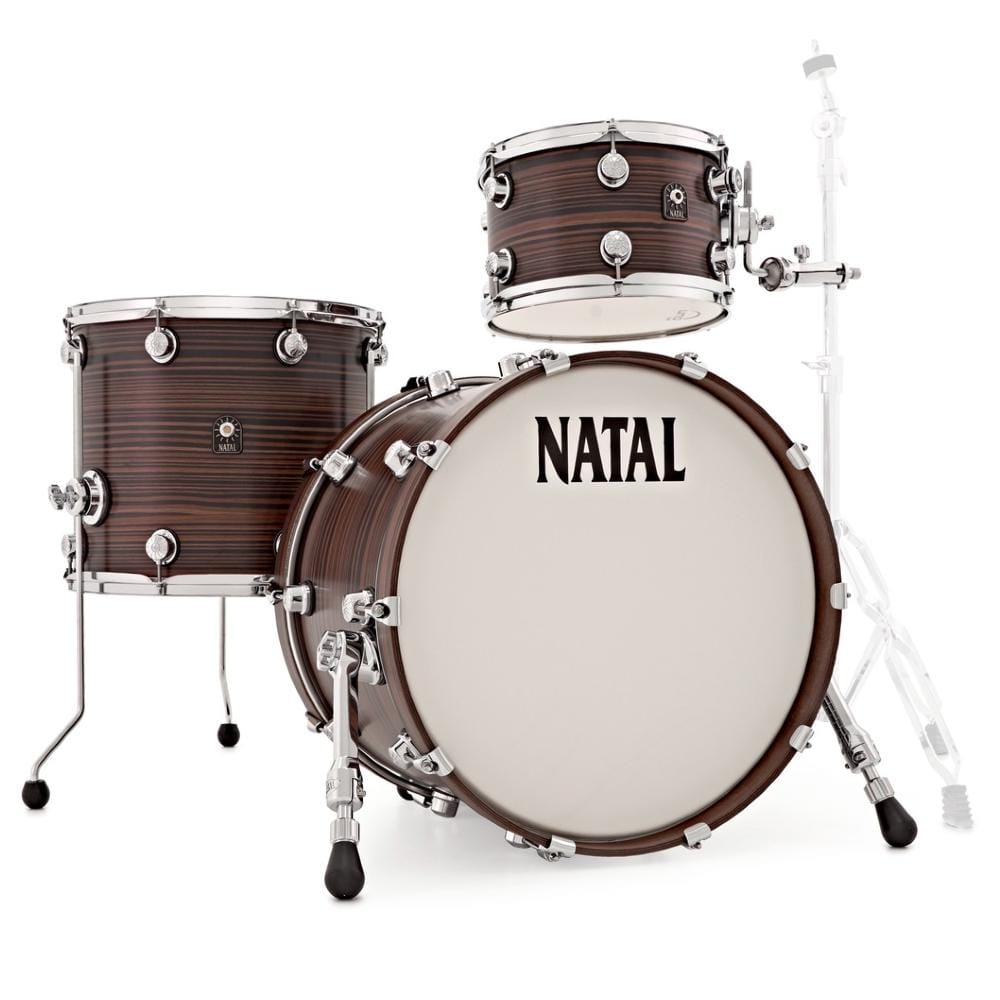 natal acoustic drum kits natal cafe racer series t20 3 piece shell pack acoustic drum kit #color_veneer