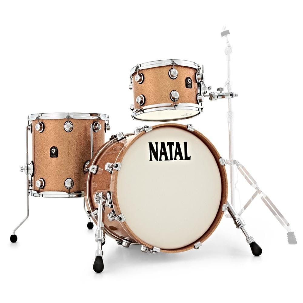 natal acoustic drum kits natal cafe racer series tj traditional jazz 3 piece shell pack acoustic drum kit