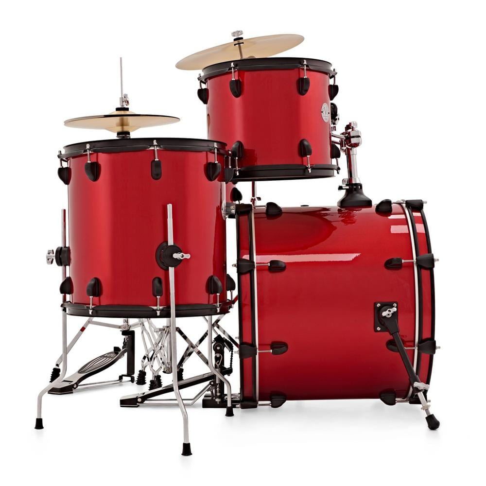 natal acoustic drum kits natal k-evb-f20 evolution fusion 5-piece acoustic drum kit with hardware & cymbals #color_red