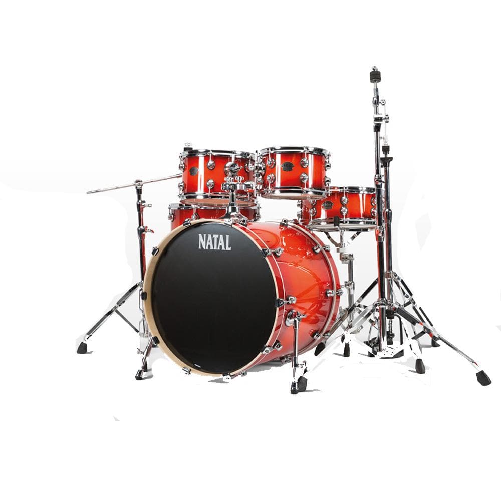 natal acoustic drum kits natal kar-ufx arcadia series 5-piece acoustic drum kit with hardware #color_sunburst-lacquer