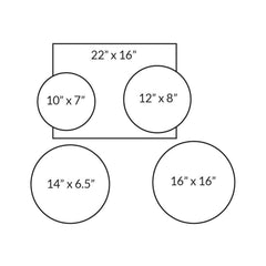Natal Acoustic Drum Kits Natal KARB-UF22 Arcadia Birch 5-Piece Shell Pack Acoustic Drum Kit Without Hardware & Cymbals