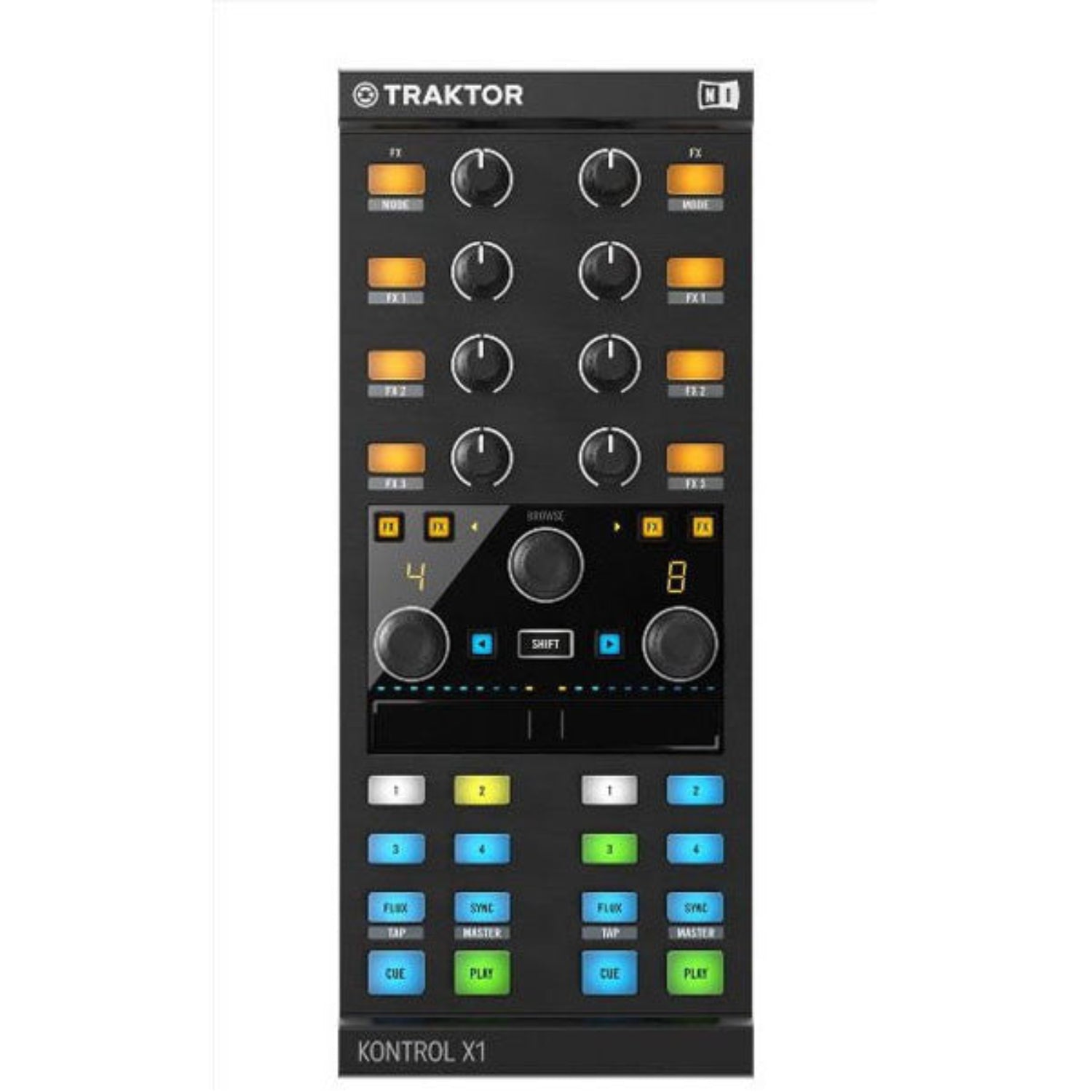 native instruments dj controller interfaces native instruments 22494 traktor kontrol x1 mk2 dj controller #version_mk2