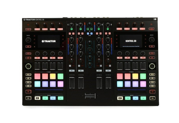 native instruments dj controller interfaces native instruments traktor kontrol s8 dj controller interface