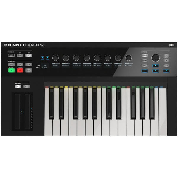 native instruments midi keyboards native instruments komplete kontrol s25 with free upgrade to komplete 12 select
