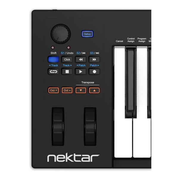 nektar keyboard bundles nektar impact gx61 61-key midi keyboard with btwig software, cloth, stand, gigbag & ebook