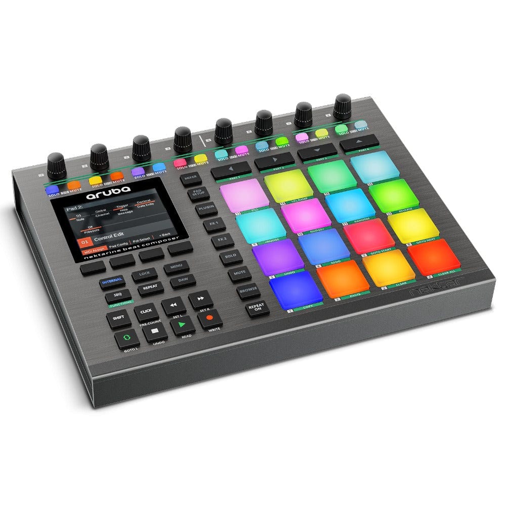 nektar midi controllers nektar aruba beat composer and daw controller