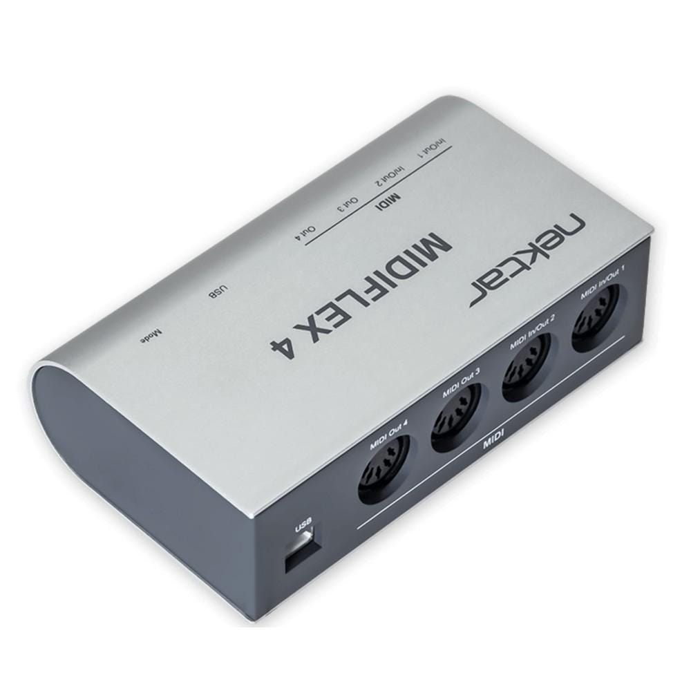 nektar midi interfaces nektar midiflex4 compact 4 port usb midi interface