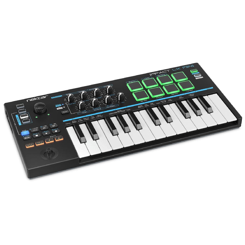 nektar midi keyboards black nektar impact lx mini 25 keys midi keyboard