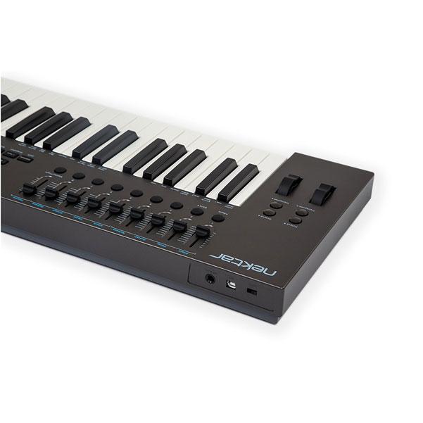 nektar midi keyboards nektar impact lx49+ 49-key midi keyboard with headphone, polishing cloth, gigbag & ebook