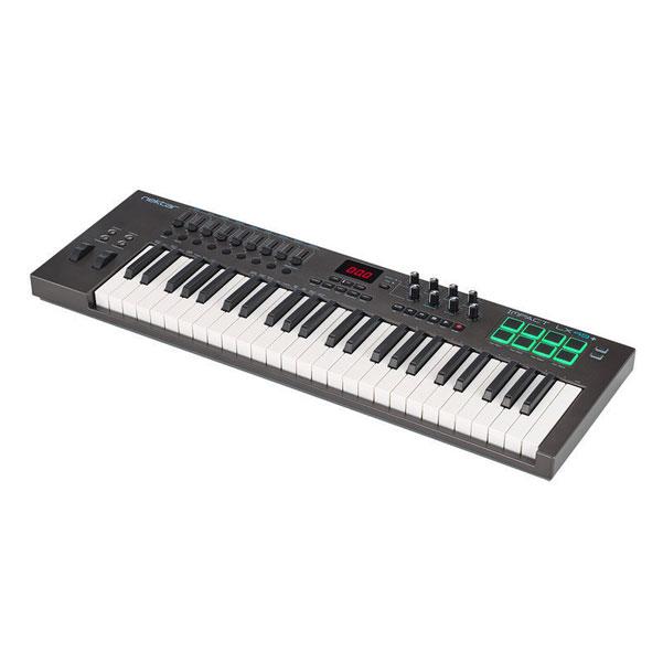 nektar midi keyboards nektar impact lx49+ 49-key midi keyboard with headphone, polishing cloth, gigbag & ebook