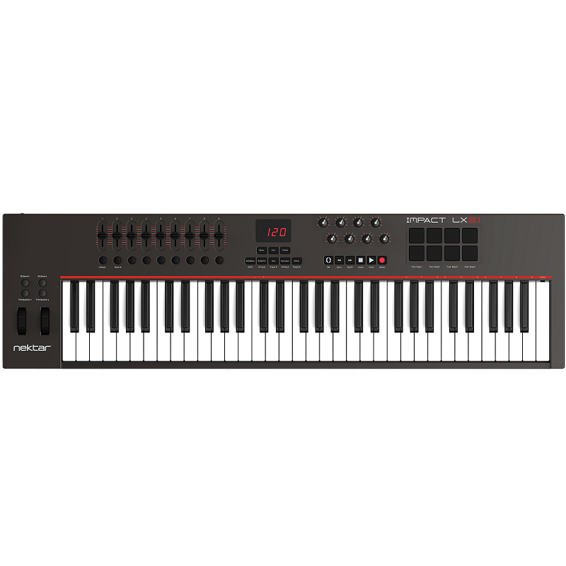 nektar midi keyboards nektar impact lx61 61-key midi controller keyboard#title_Impact-lx61