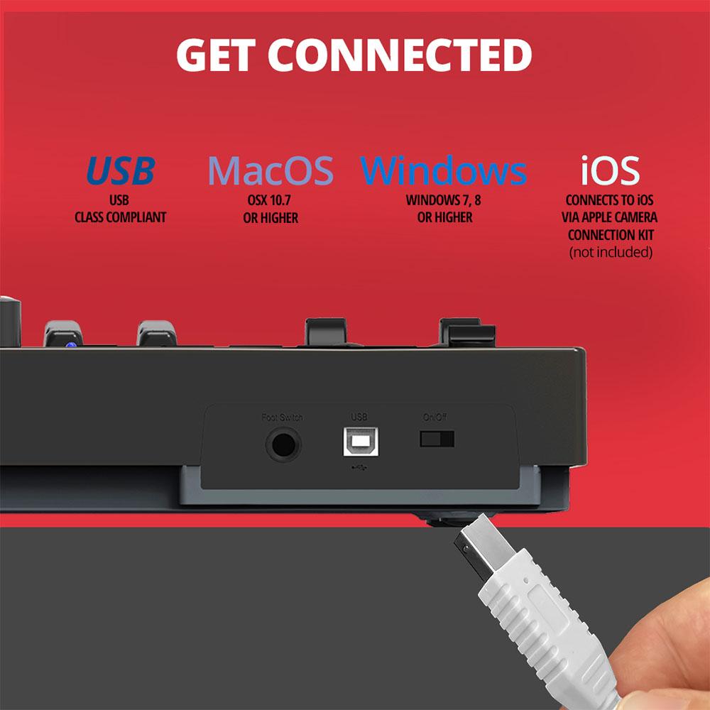 nektar midi keyboards nektar impact lx61+ 61-key midi keyboard