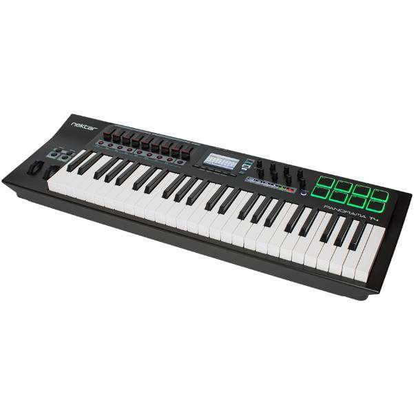 nektar midi keyboards nektar panorama t4 49-key midi keyboard controller with btwig software, cloth, gigbag & ebook