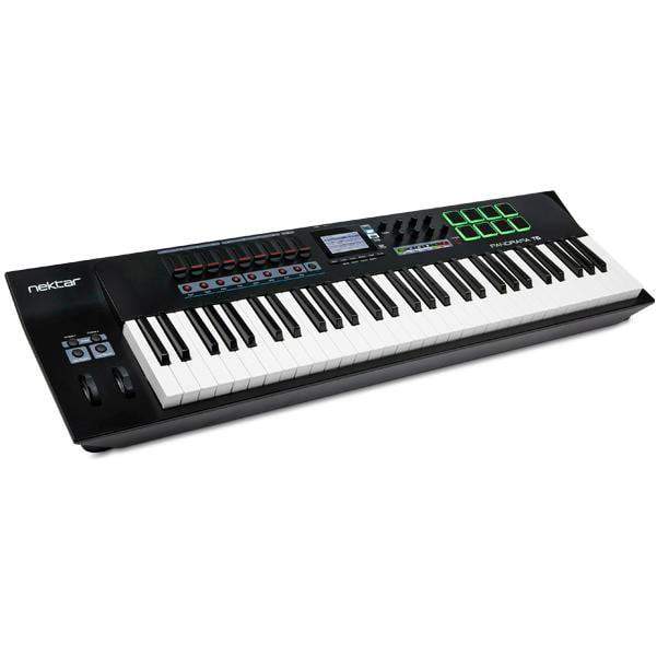 nektar midi keyboards nektar panorama t6 61-key midi keyboard controller