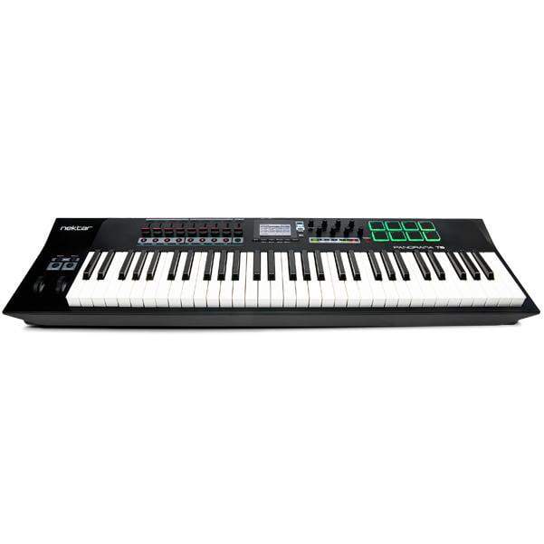 nektar midi keyboards nektar panorama t6 61-key midi keyboard controller with btwig software, cloth, gigbag & ebook