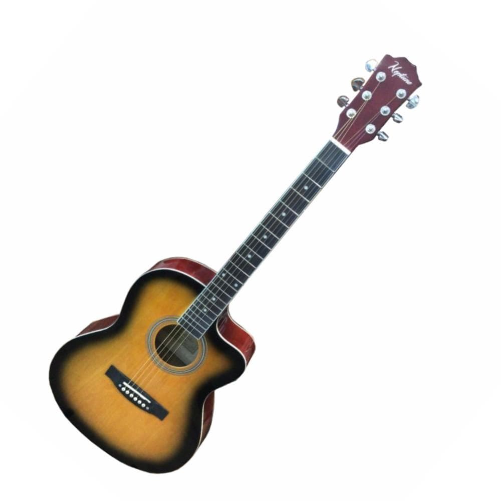 Neptune Acoustic Guitars Gloss Tobacco Sun Burst Neptune NAG39 39 Inch 6 String Acoustic Guitar