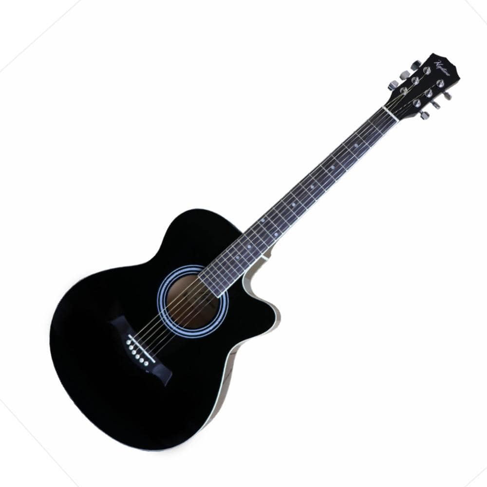 neptune acoustic guitars glossy black neptune m40 40 inch 6 string glossy acoustic guitar