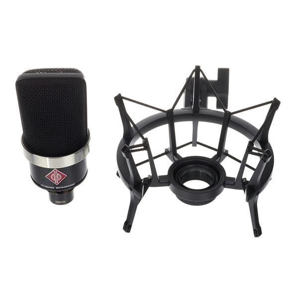 neumann condenser microphones black neumann tlm 102 studio set large diaphragm condenser microphone