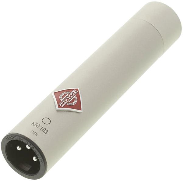 neumann condenser microphones neumann km183 small diaphragm omnidirectional condenser microphone - nickel