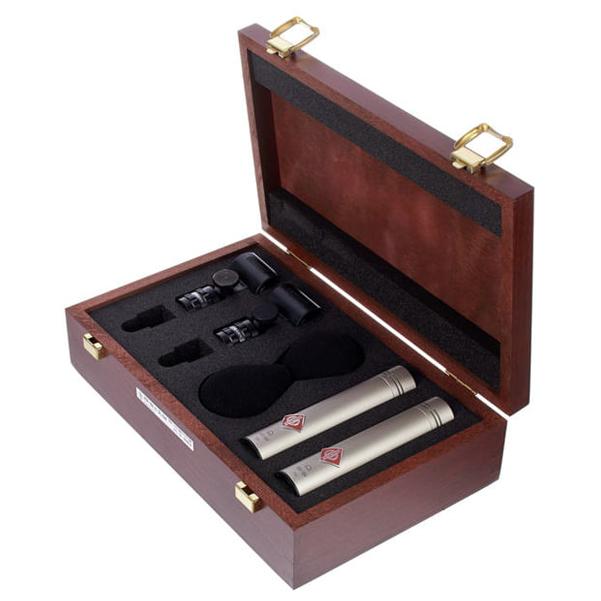 neumann condenser microphones neumann km184 condenser microphones stereo set #color_nickel