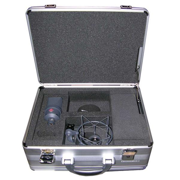 neumann condenser microphones neumann tlm 103 mt mono set large diaphragm condenser stereo microphone set - black
