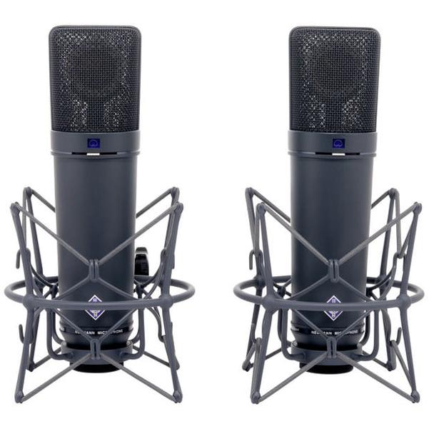 neumann condenser microphones neumann u87 ai large diaphragm condenser microphone stereo set
