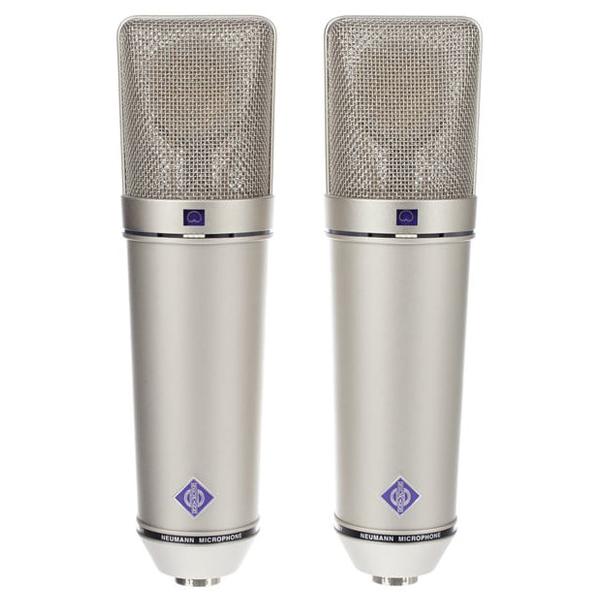 neumann condenser microphones nickel neumann u87 ai large diaphragm condenser microphone stereo set